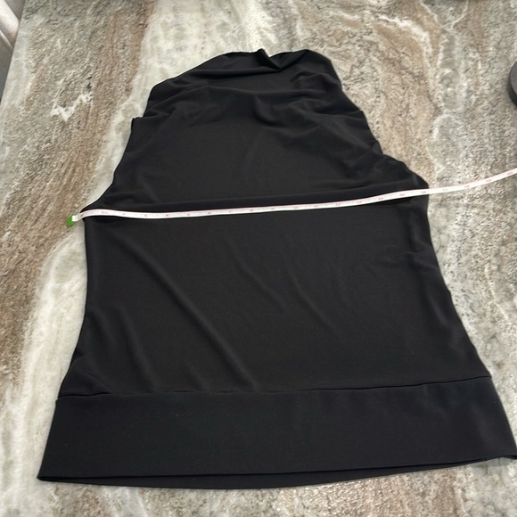 George stretch women’s XS black sleeveless lightweight dressy shell with band - Picture 6 of 11